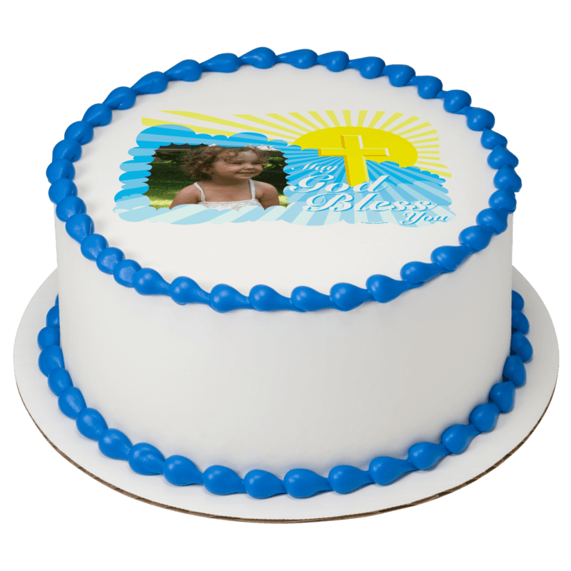 God Bless Cross Cake