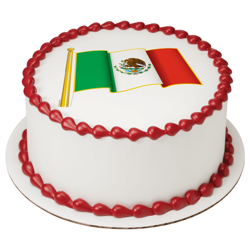 Mexican Flag Cake