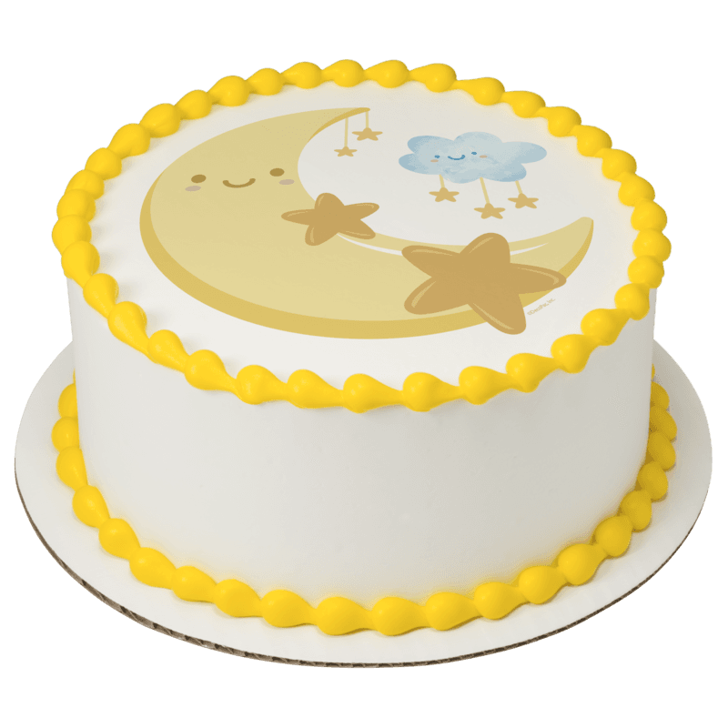 Lullaby Moon and Cloud Cake