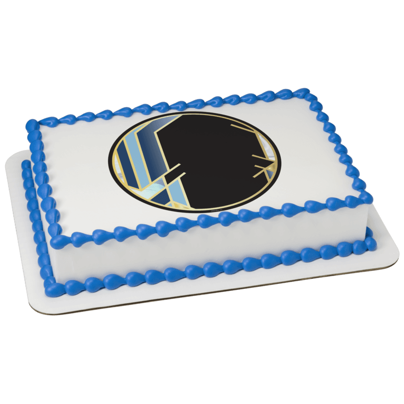 Midnight Elegance Round Cake