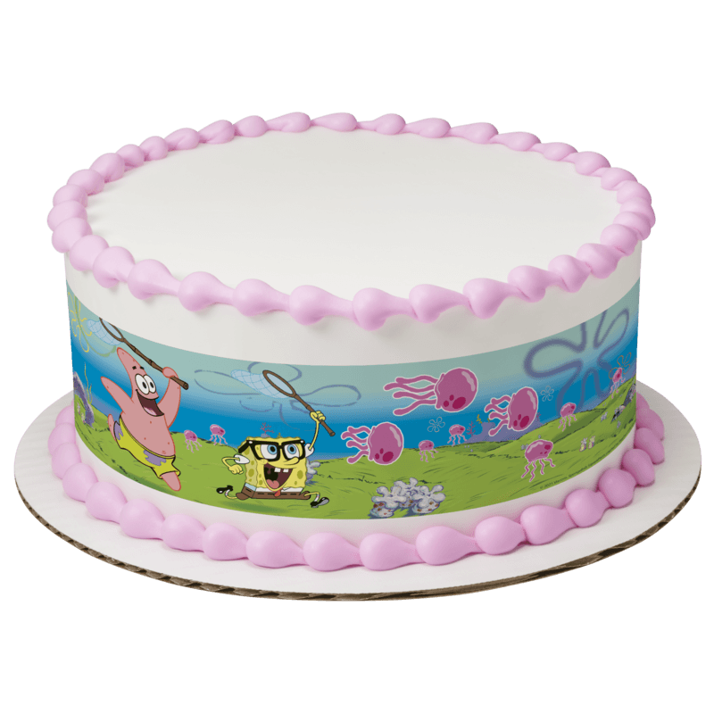 SpongeBob SquarePants Jellyfish Fields Cake