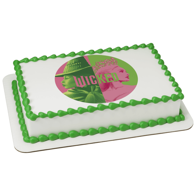 Wicked Glinda and Elphaba Cake