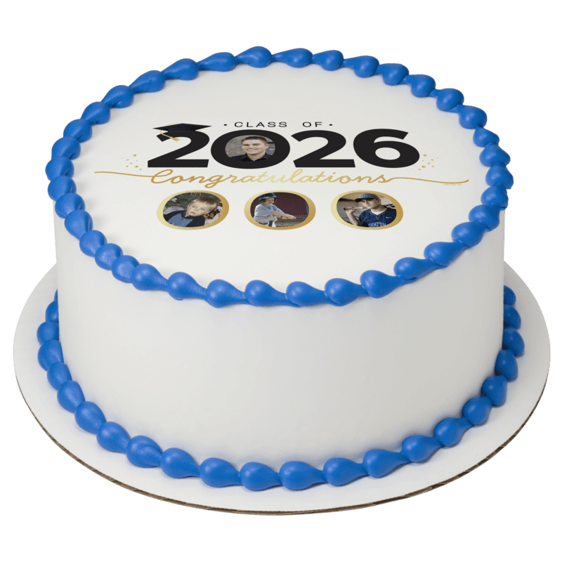 2026 Graduate Multi-Photo Cake