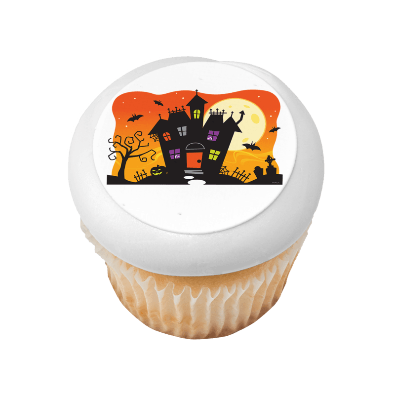 Spooky Haunted House Cupcake