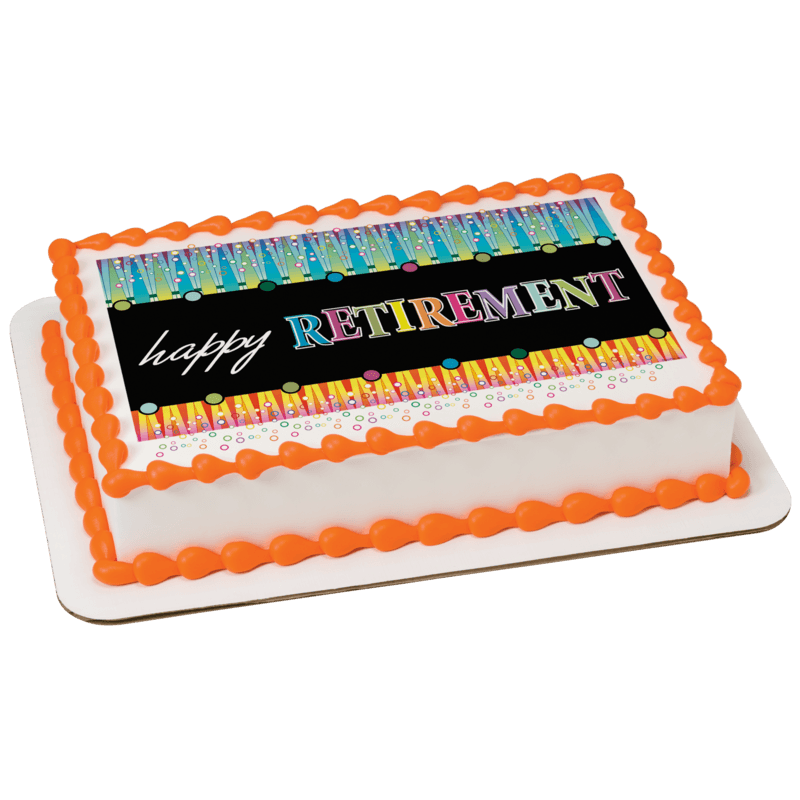 Happy Retirement Cake