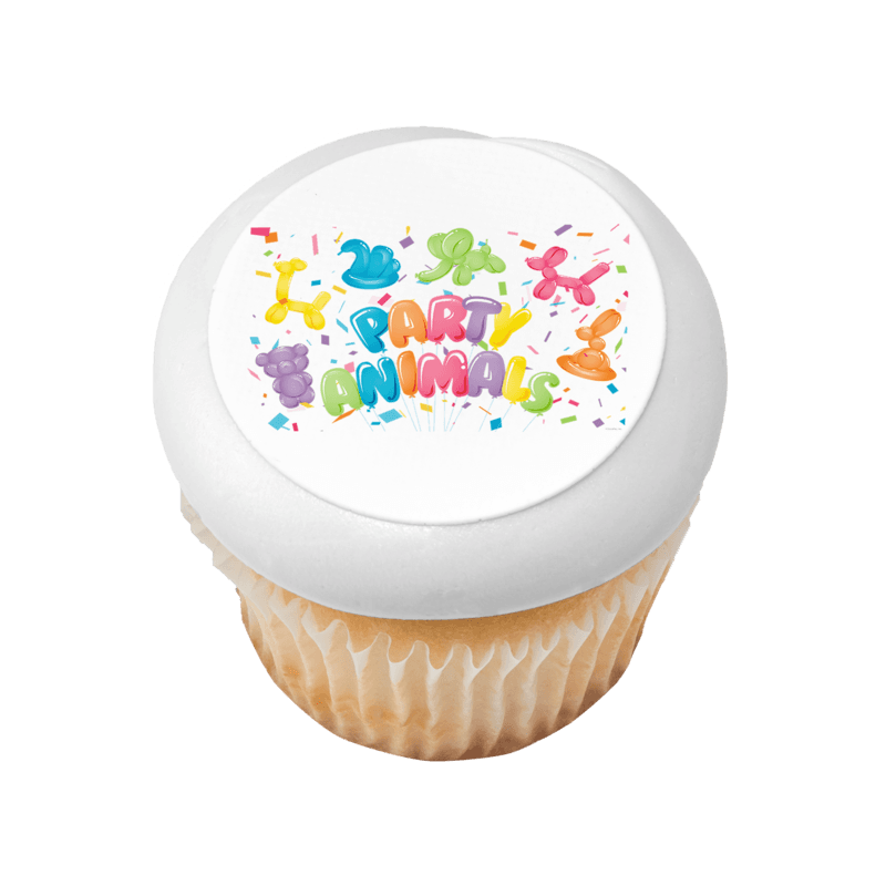 Party Animals Cupcake