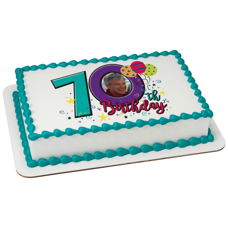 Happy 70th Birthday Cake