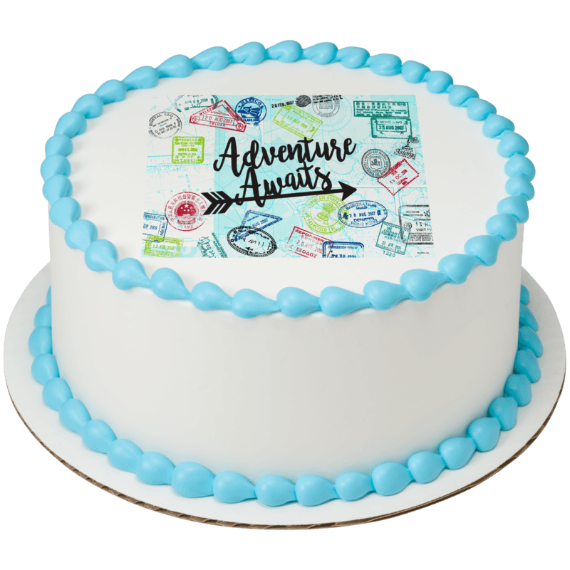 Adventure Awaits Cake