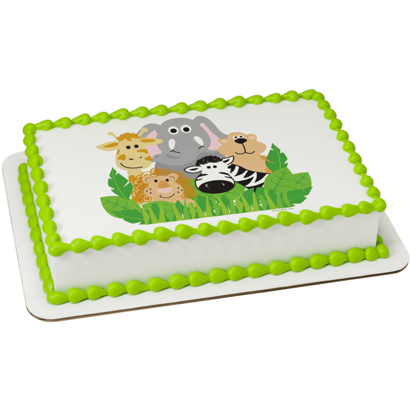 Jungle Animals Cake