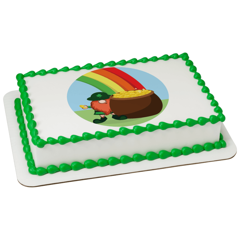 Rainbow Pot Of Gold Cake
