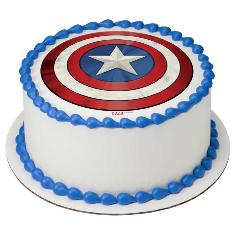 MARVEL Avengers Captain America Icon Cake