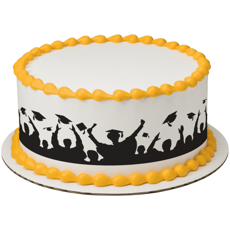 Hats Off Silhouette Cake
