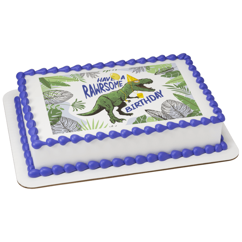 Rawrsome Birthday Dino Cake