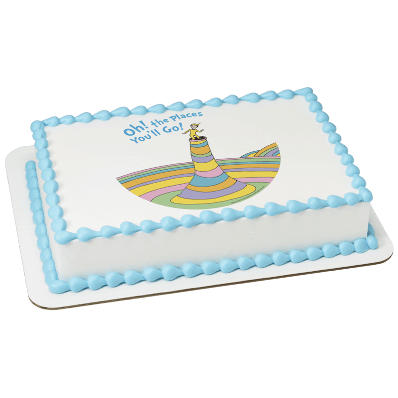 Oh, the Places You'll Go! Cake