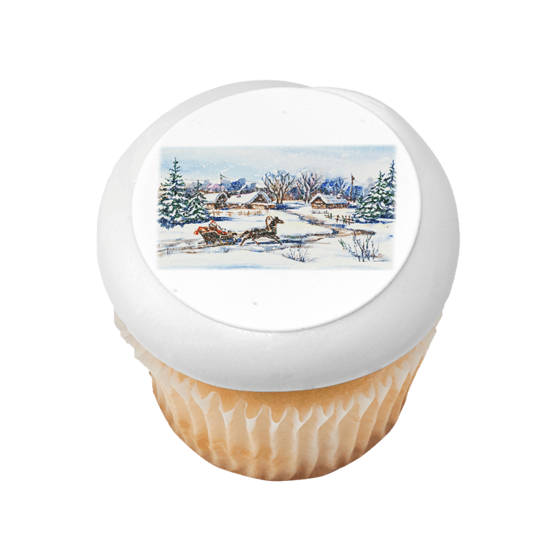 Sleigh Bells Ringing Cupcake