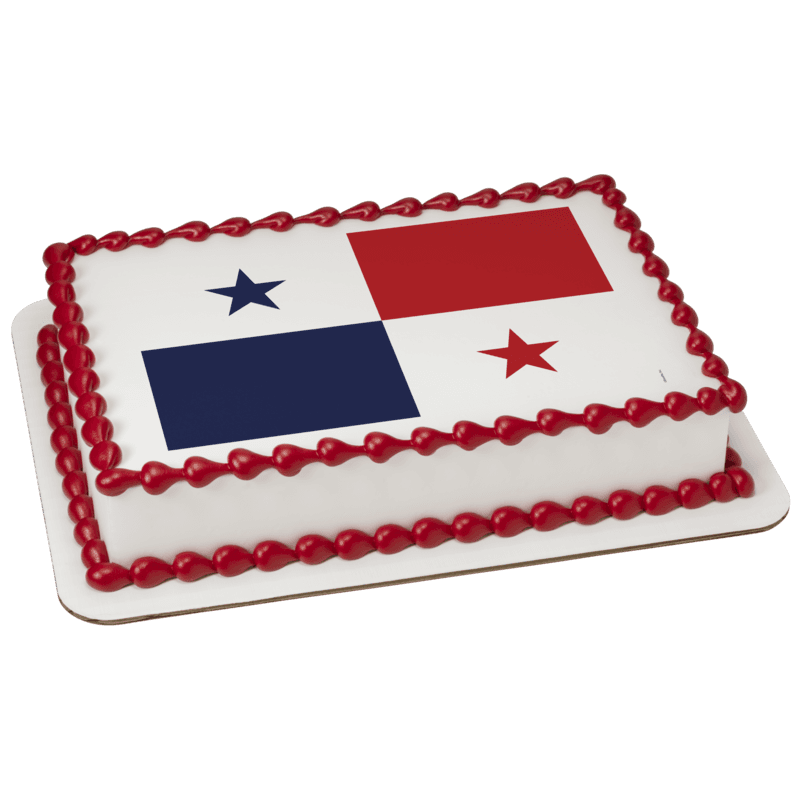 Panama Country Flag Cake