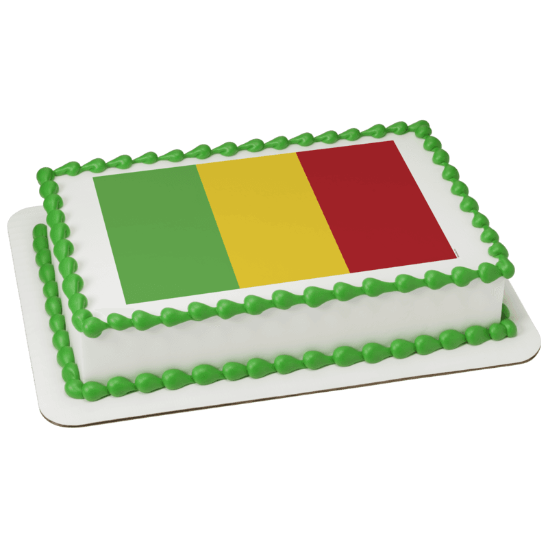 Mali Country Flag Cake