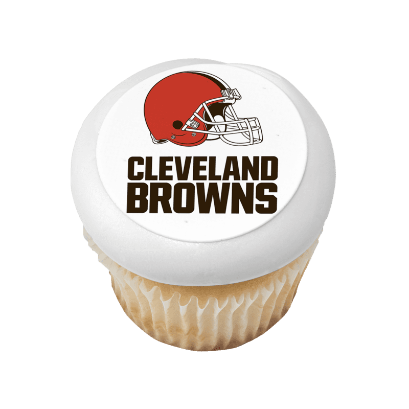 NFL Cleveland Browns Cupcake