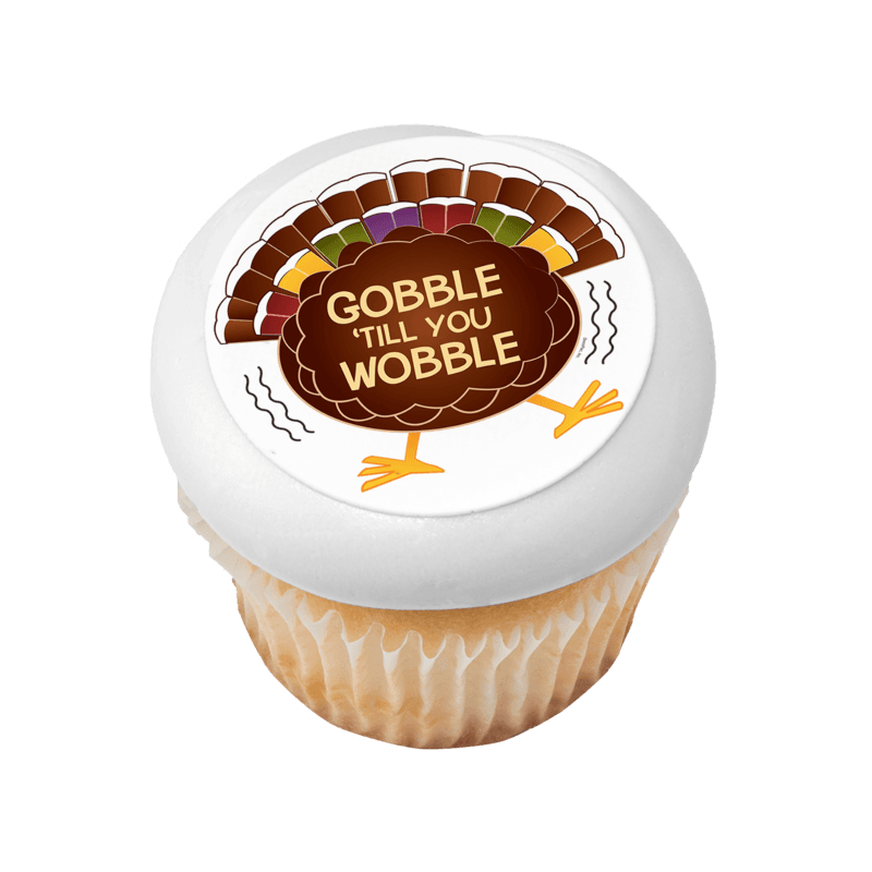 Gobble 'Till You Wobble Cupcake