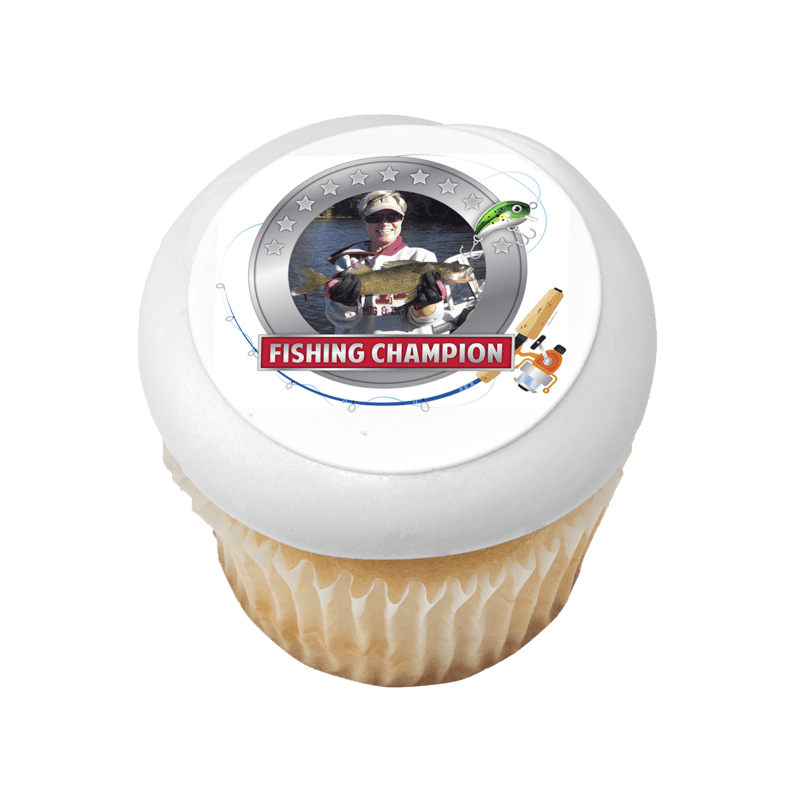 Fishing Champion Cupcake