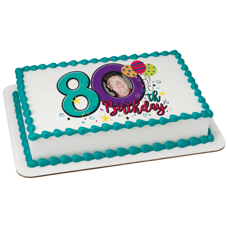 Happy 80th Birthday Cake