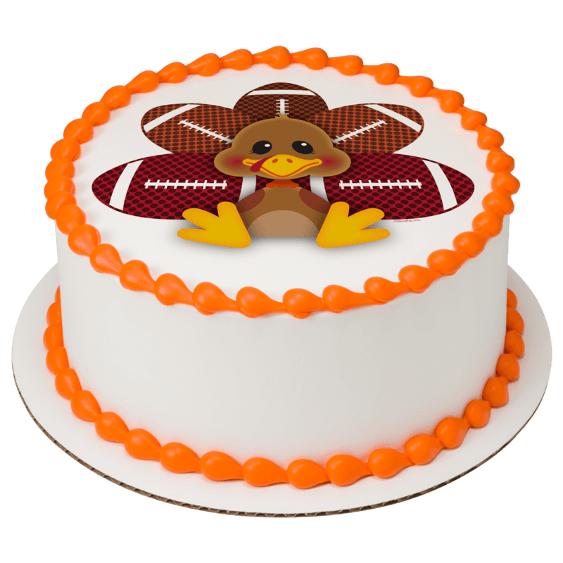 Football Turkey Cake