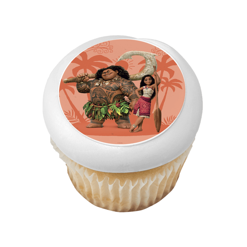 Disney's Moana 2 Moana and Maui Cupcake
