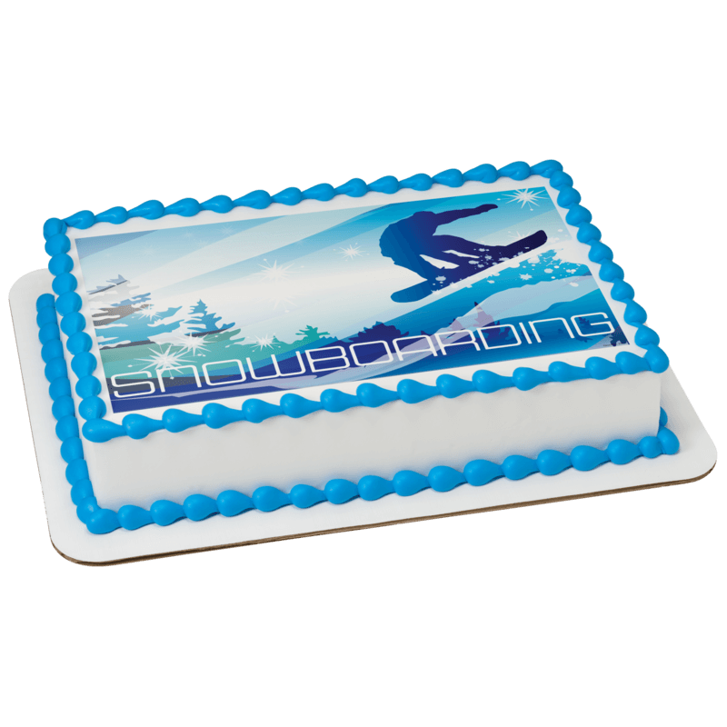 Snowboarding Cake