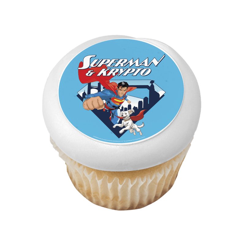 Superman™ and Krypto Cupcake