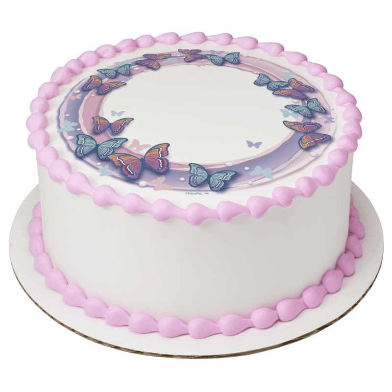 Fluttering Butterflies Cake