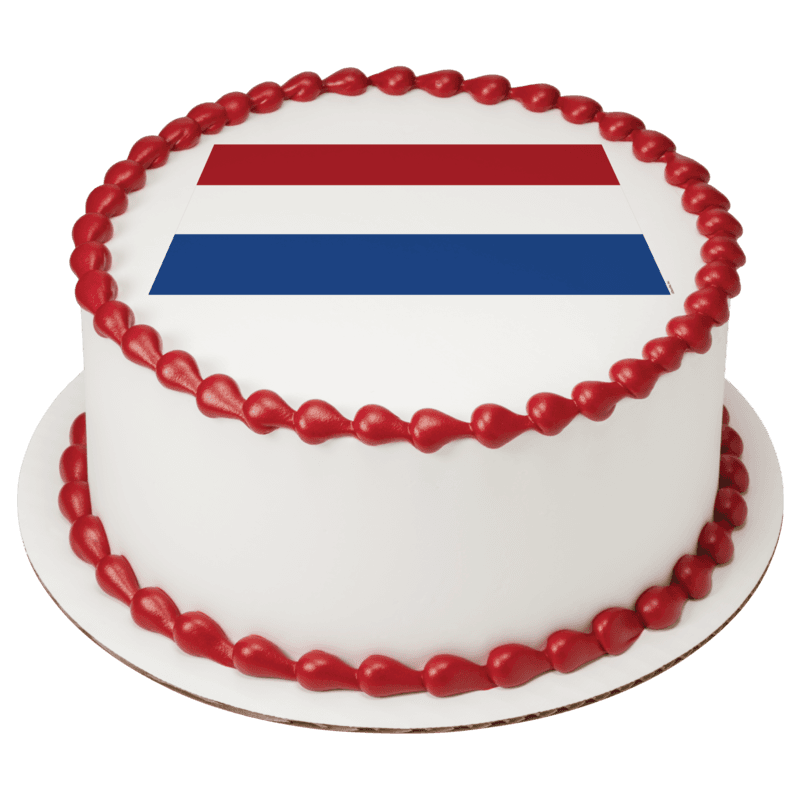 Netherlands Country Flag Cake