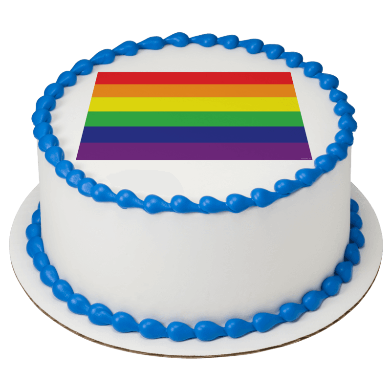 Pride Flag Cake