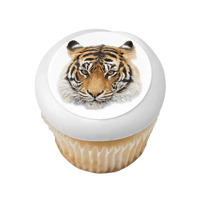 Siberian Tiger Cupcake
