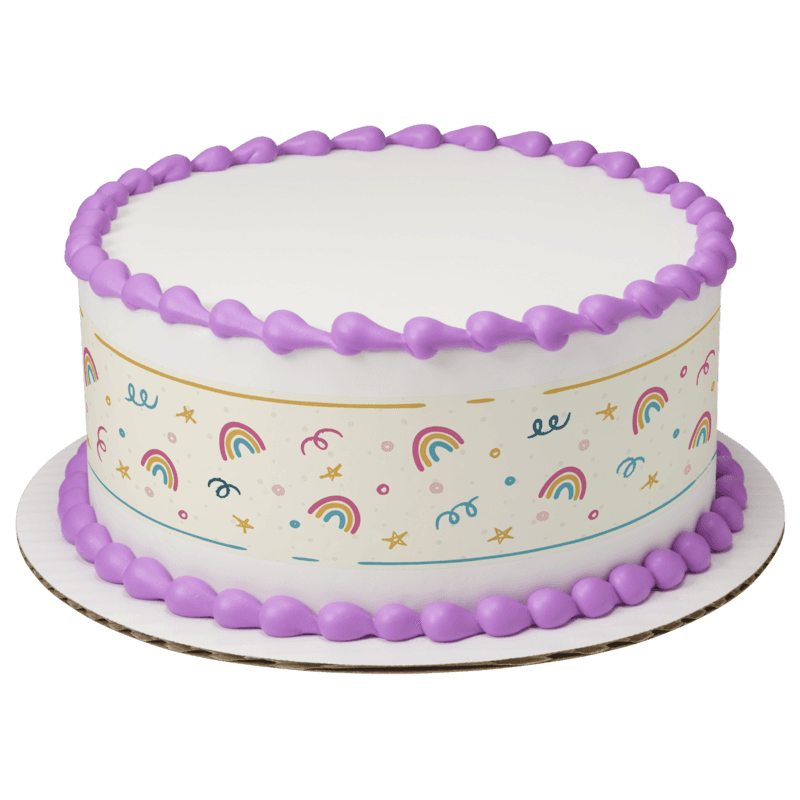 Rainbows and Stars Cake