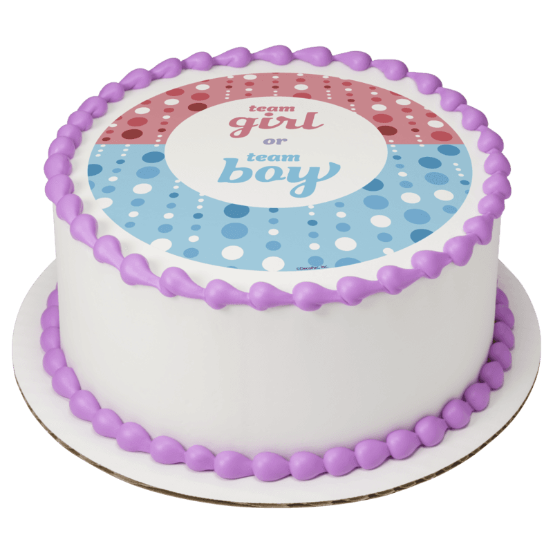 Team Girl or Team Boy Cake