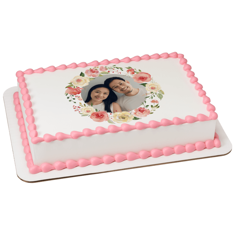 Floral Wreath Cake