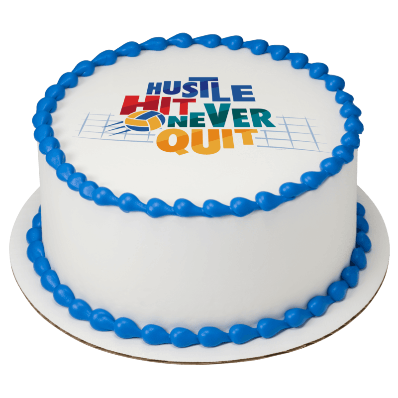 Hustle, Hit, Never Quit Cake