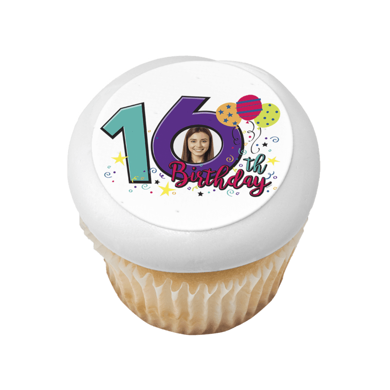 Happy 16th Birthday Cupcake