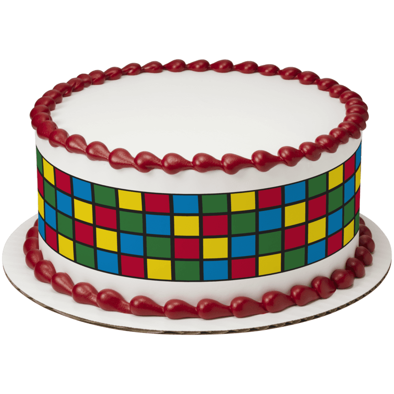 Robot Blocks Cake