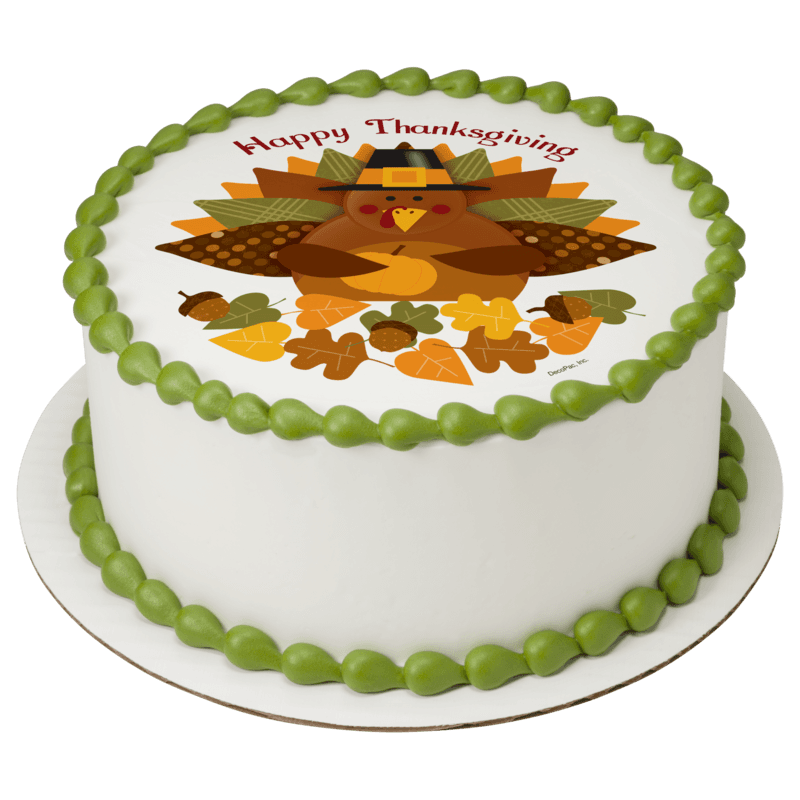 Happy Thanksgiving Turkey Cake