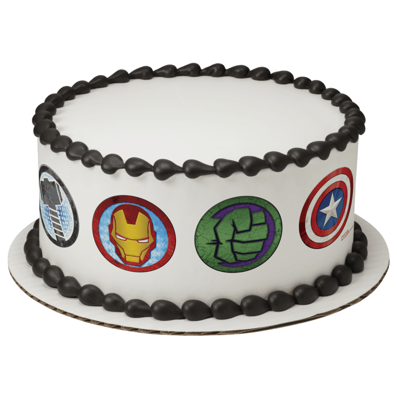 MARVEL Character Icons Cake