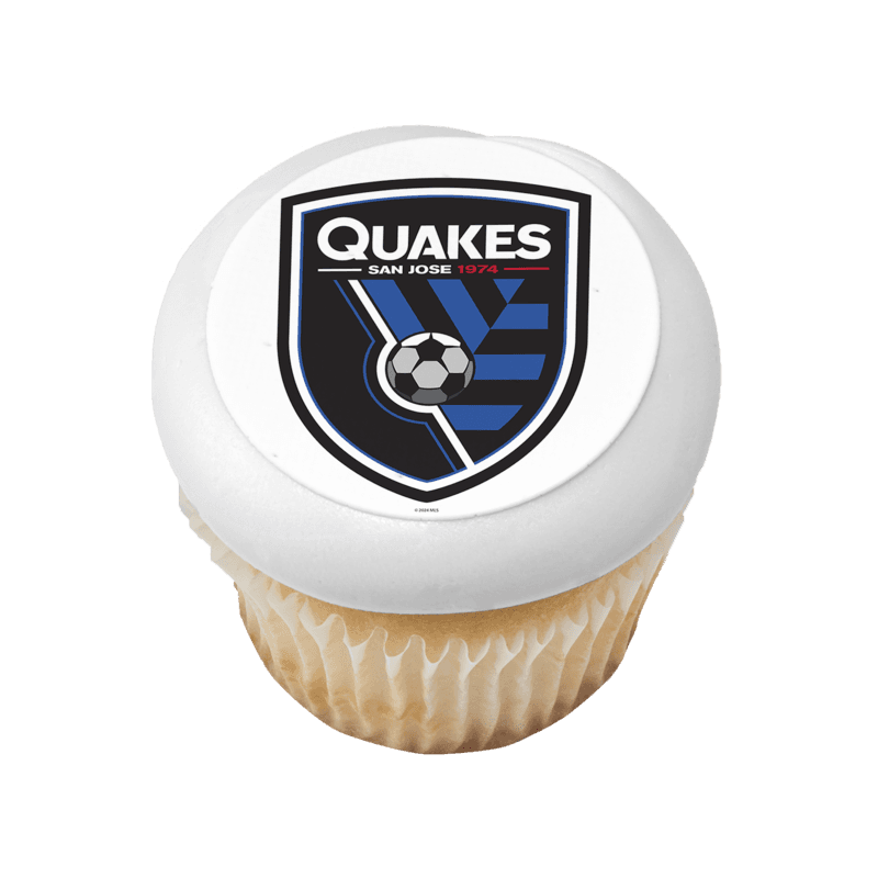MLS San Jose Earthquakes Cupcake