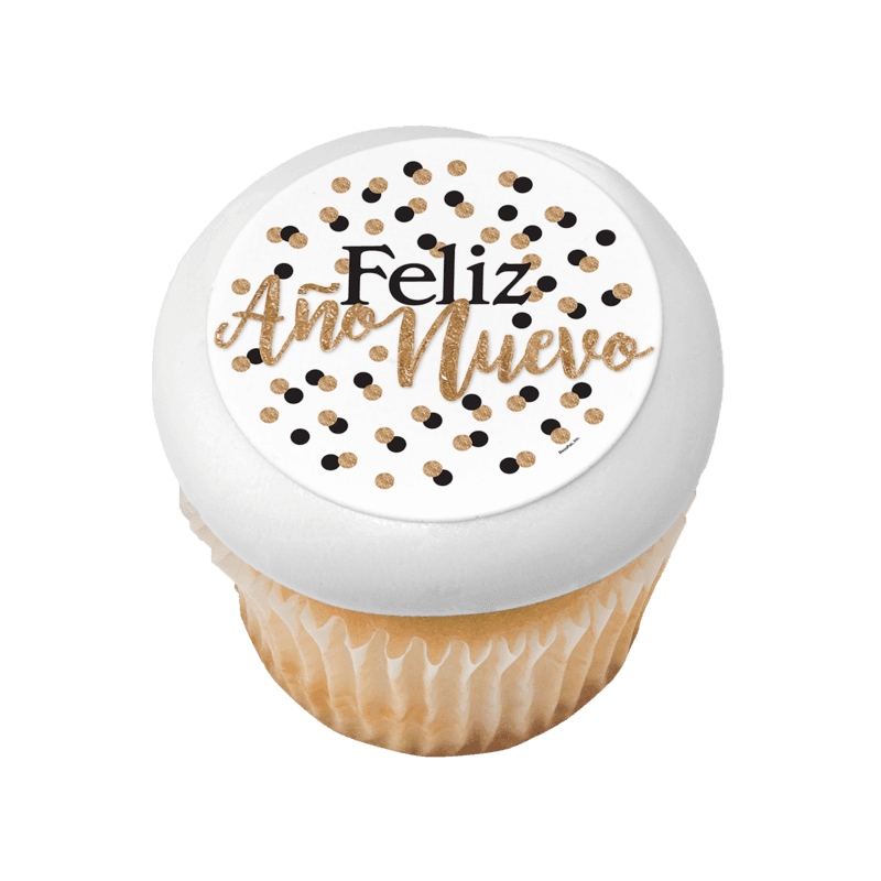Feliz Año Nuevo Cupcake