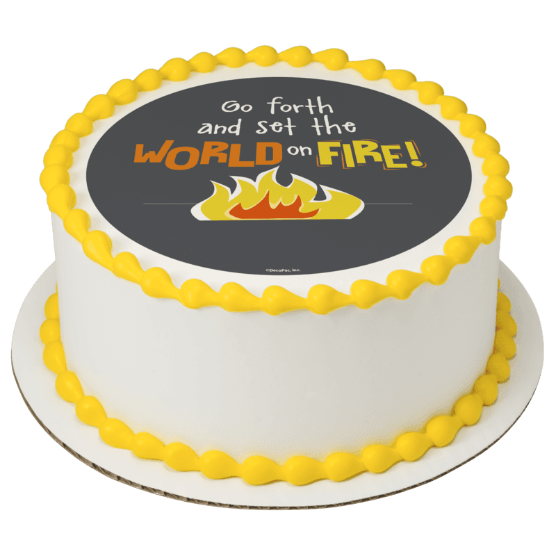 Set the World on Fire Cake