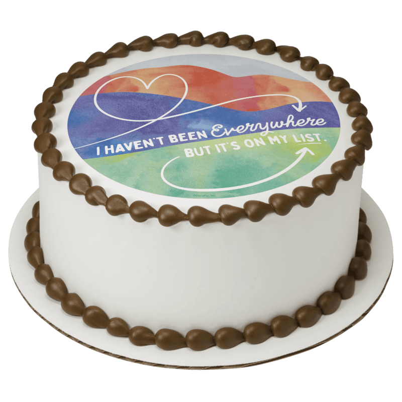I Haven't Been Everywhere Cake