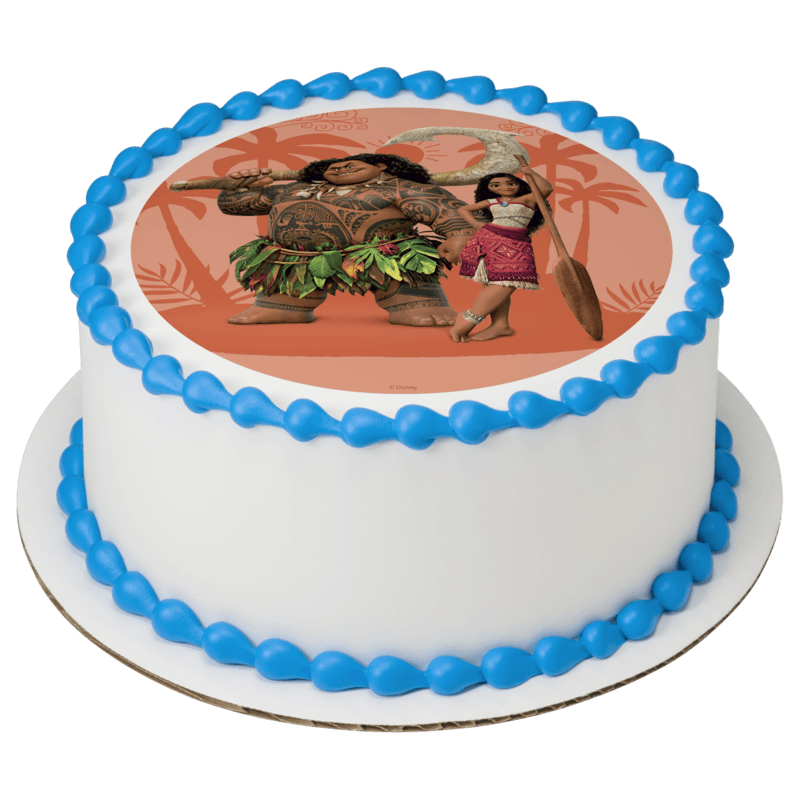 Disney's Moana 2 Moana and Maui Cake