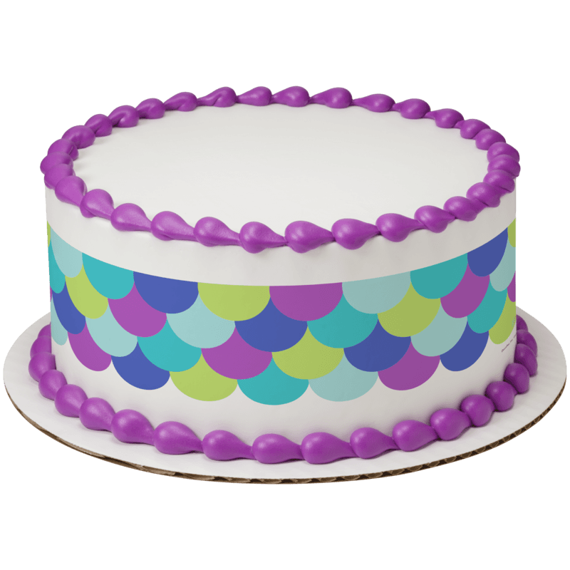 Mermaid Scales Cake