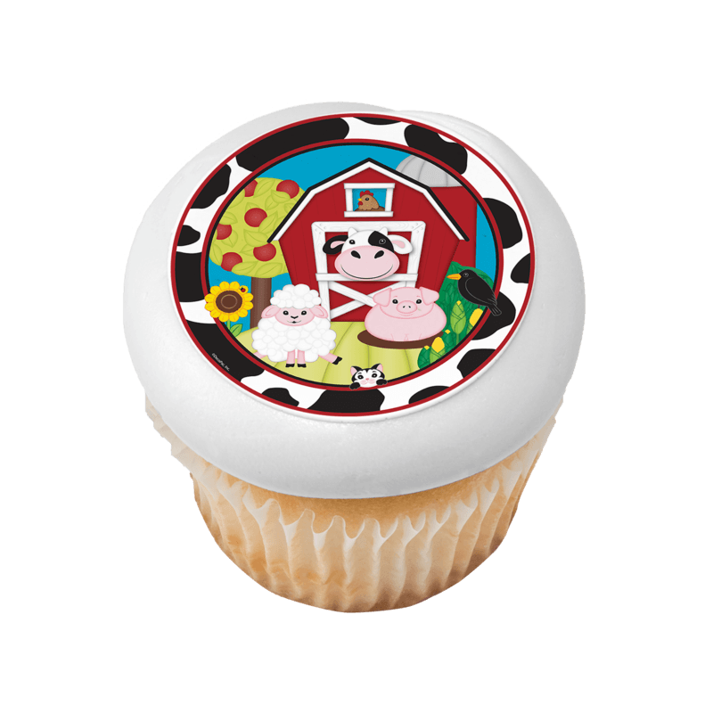 Baby Barnyard Cupcake