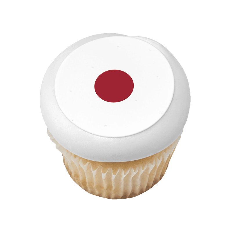 Japan Country Flag Cupcake