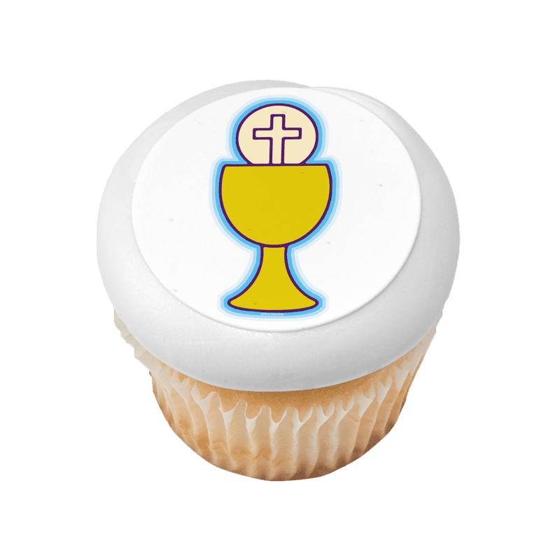 Communion Chalice Cupcake